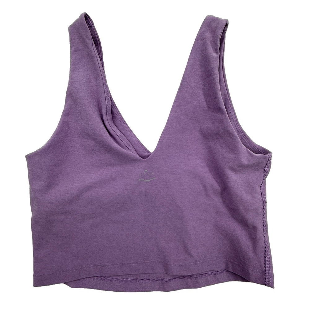 Beyond Yoga Spacedye Sports Bra Tank & Leggings Matching Set Purple Women's M - Picture 3 of 6